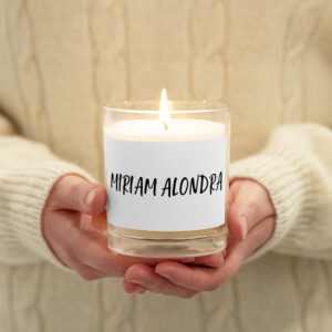Miriam Alondra Glass jar soy wax candle